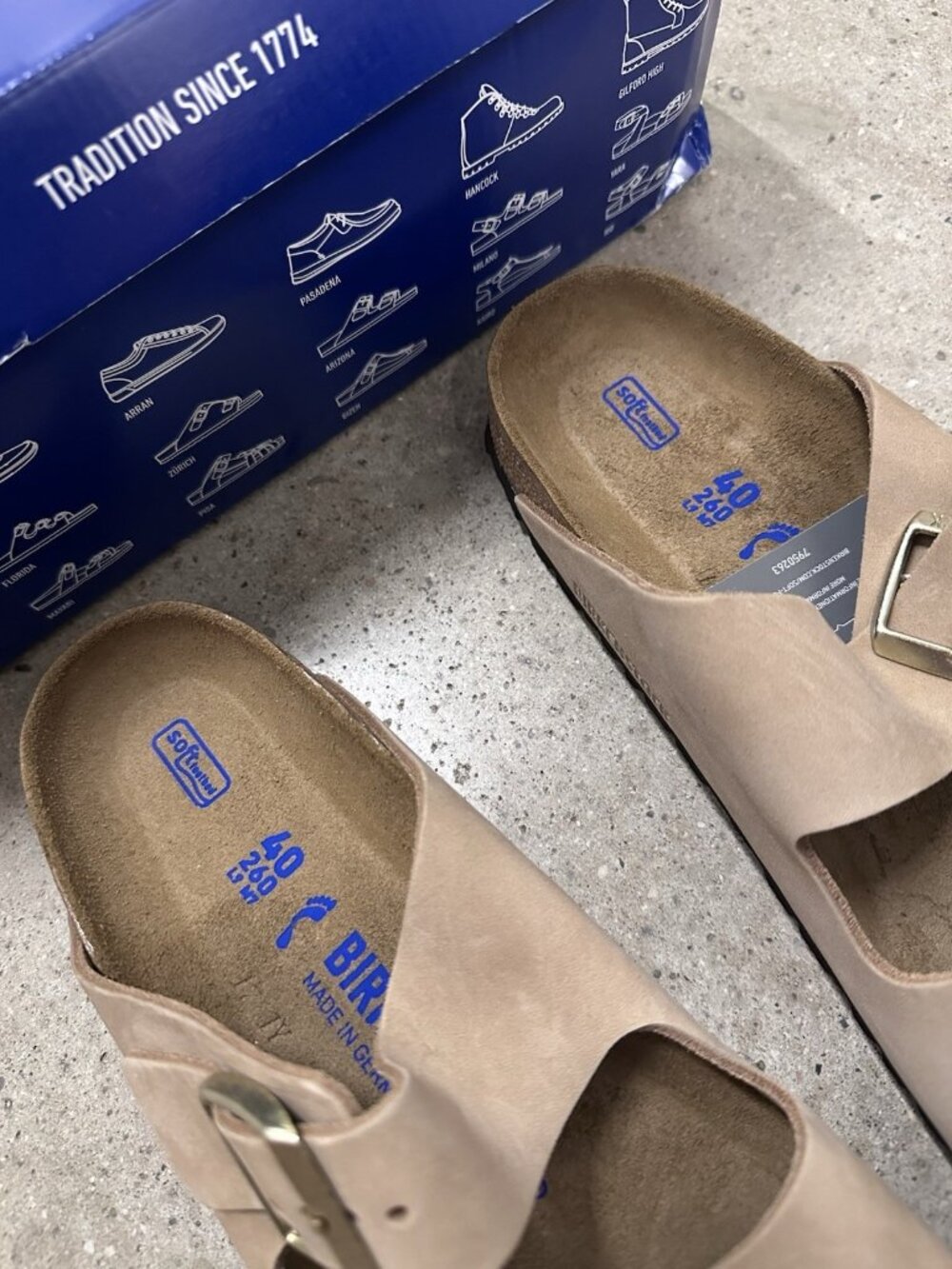 BIRKENSTOCK Arizona Soft Footbed Sandals Sandcastle - Picture 7 of 8